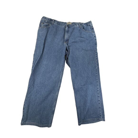 L.L. Bean Men's Comfort Waist Jeans 44x30 Blue Denim - Picture 1 of 7